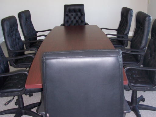 large conference table and chairs